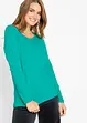 Lot de 2 T-shirts manches longues à col rond, bonprix