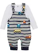 Baby Langarmbody + Sweatlatzhose (2-tlg. Set), bonprix