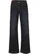 Wide Leg Jeans Mid Waist, Bequembund, bonprix
