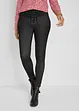 Thermo-Kuschelleggings, mit Schnürung, Jeansoptik, John Baner JEANSWEAR