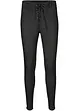 Thermo-Kuschelleggings, mit Schnürung, Jeansoptik, John Baner JEANSWEAR