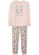 Mädchen Pyjama (2-tlg. Set) mit Bio-Baumwolle, bonprix