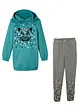 Mädchen Sweatshirt und Leggings (2-tlg.Set) Bio-Baumwolle, bonprix