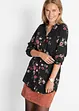Longbluse aus fließender Viskose, bonprix