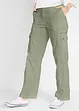 Cargo Jeans aus Baumwolle, Mid Waist, bonprix