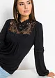 Langarmshirt mit Spitze, bonprix