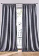 Lot de 2 rideaux en microfibre, bonprix