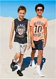 Jungen T-Shirt + Tanktop + Bermudas (4-tlg. Set), bonprix