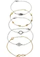 Set de bracelets (ens. 5 pces), bonprix