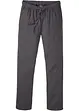 Regular Fit Chino-Schlupfhose mit Leinenanteil, Straight, bonprix