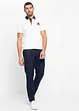 Pantalon chino en lin avec taille confortable Regular Fit, Straight, bonprix