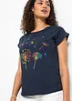 T-Shirt mit floralem Print, bonprix