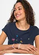 T-Shirt mit floralem Print, bonprix