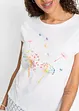 T-Shirt mit floralem Print, bonprix