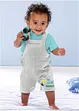 Baby T-Shirt + Sweatlatzhose (2-tlg. Set) Bio-Baumwolle, bpc bonprix collection