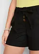 Shorts mit Knopfleiste und Bindeband, mit Leinen, bpc bonprix collection