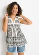 Blouse sans manches imprimée, bonprix