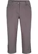 Baumwoll-Capri-Hose mit Bequembund und Knöpfen, bonprix