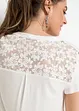 Henleyshirt mit Spitze, bonprix