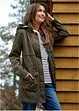 Parka coton avec doublure jersey, bonprix