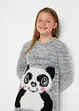 Flauschiger Mädchen Strickpullover, bonprix