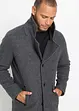 Outdoorjacke in Wolloptik mit abnehmbarem Sweateinsatz, bonprix