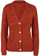 Grobe Strickjacke mit recycelter Baumwolle, bonprix