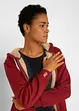 Sweatjacke mit Teddyfutter, bonprix