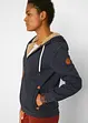 Sweatjacke mit Teddyfutter, bonprix