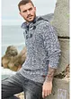 Grobstrick-Pullover mit Kapuze, bonprix