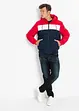 Colourblocking Steppjacke in Blousonform, John Baner JEANSWEAR