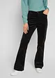Stretch-Cord-Schlaghose mit High-Waist-Bequembund, bonprix