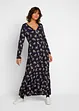 Bedrucktes Maxikleid, langarm, bpc bonprix collection