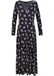 Bedrucktes Maxikleid, langarm, bpc bonprix collection