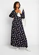 Bedrucktes Maxikleid, langarm, bpc bonprix collection