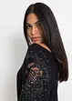 Feinstrickpullover mit Glitzersteinen, bonprix