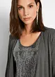 Shirtkleid in Doppeloptik aus nachhaltiger Viskose, bonprix