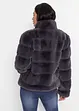 Fellimitat-Jacke mit Reißverschluss, bonprix