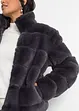 Fellimitat-Jacke mit Reißverschluss, bonprix