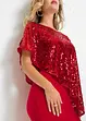 Paillettenkleid mit Überwurf, bonprix