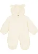 Baby Teddyfleece Overall mit Kapuze, bpc bonprix collection