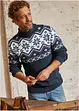 Norweger-Rollkragenpullover mit Baumwolle, bonprix