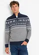 Norweger-Pullover mit Troyerkragen, bonprix