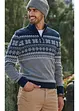 Norweger-Pullover mit Troyerkragen, bonprix