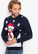 Pullover mit Weihnachtsmotiv, bonprix