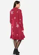 Strickkleid mit Schneeflocken-Print, bonprix
