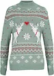 Norweger-Pullover mit Turtleneck, bonprix