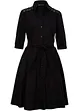 Robe-chemise avec dentelle et lien à nouer, bonprix