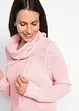 Rollkragenpullover mit Kordeln, bonprix