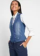 Gilet sans manches en jean extensible, bonprix